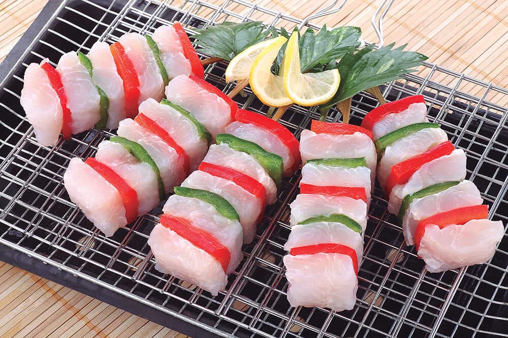 Pangasius Skewer with Pepper
